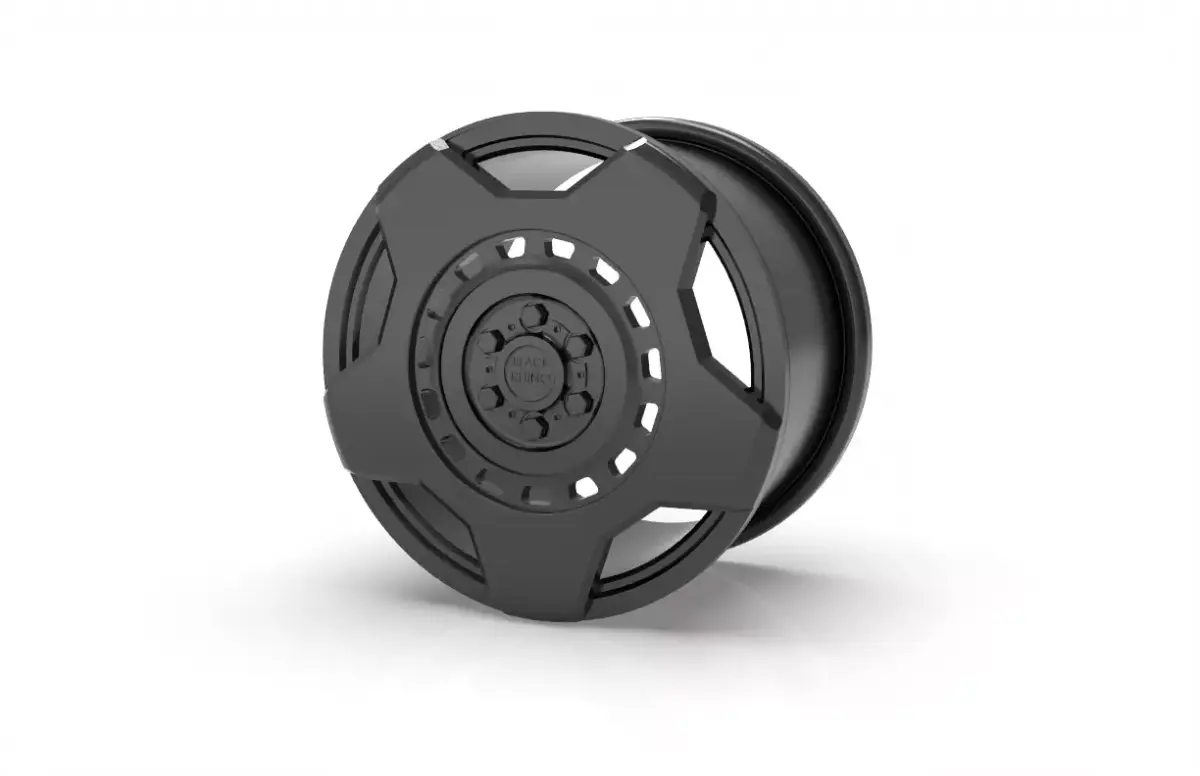 black rhino rim design Free 3D print model