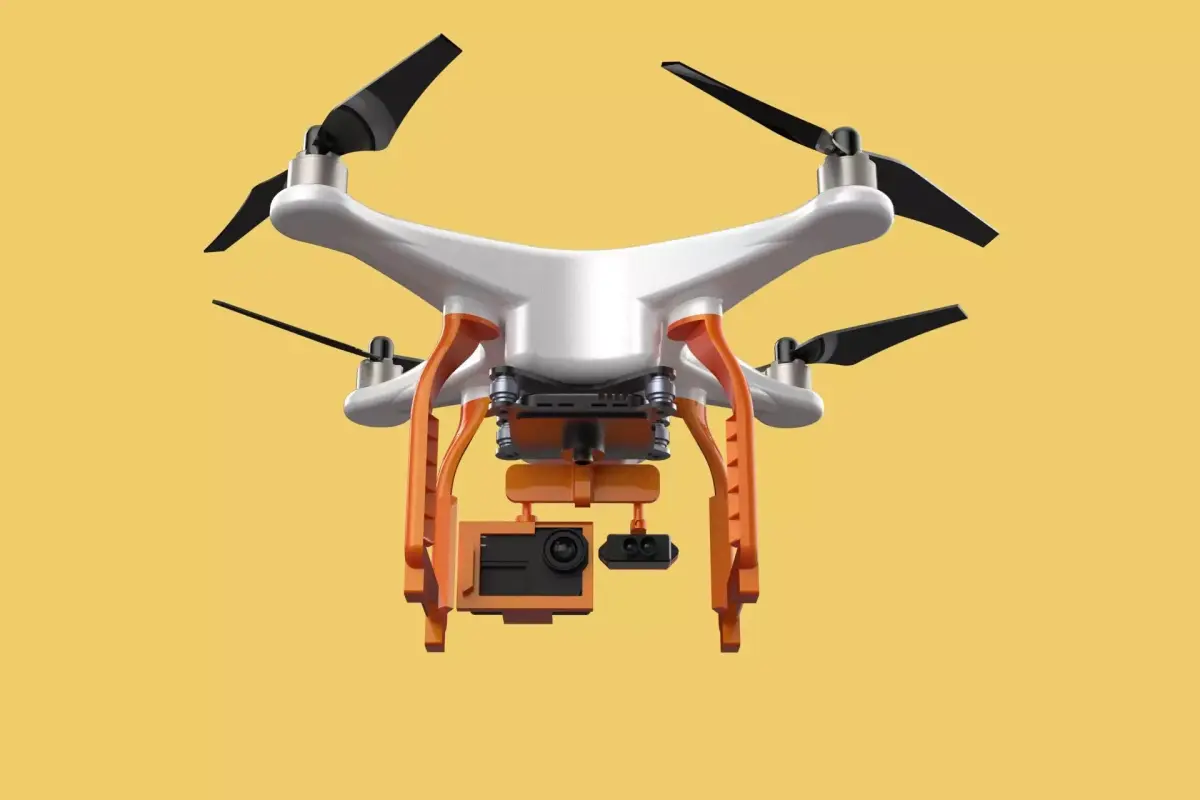 UAV LIDAR DRONE QUADCOPTER SCANNER SURVEYING EXPLORING MAPPING 3D model
