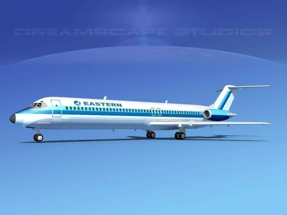 Douglas DC-9-50 Eastern 1 3D model