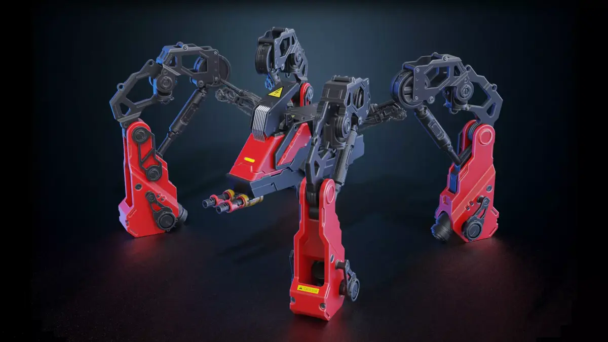 Spider Mech 3D model purchase
