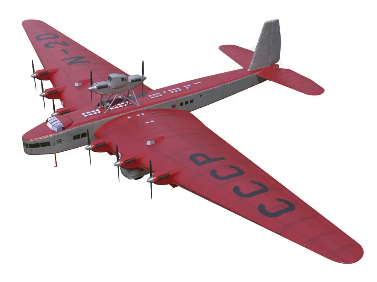 tupolev ant-20 maxim gorky 3D model purchase