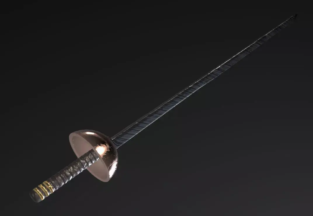 pirate sword 3D model buy