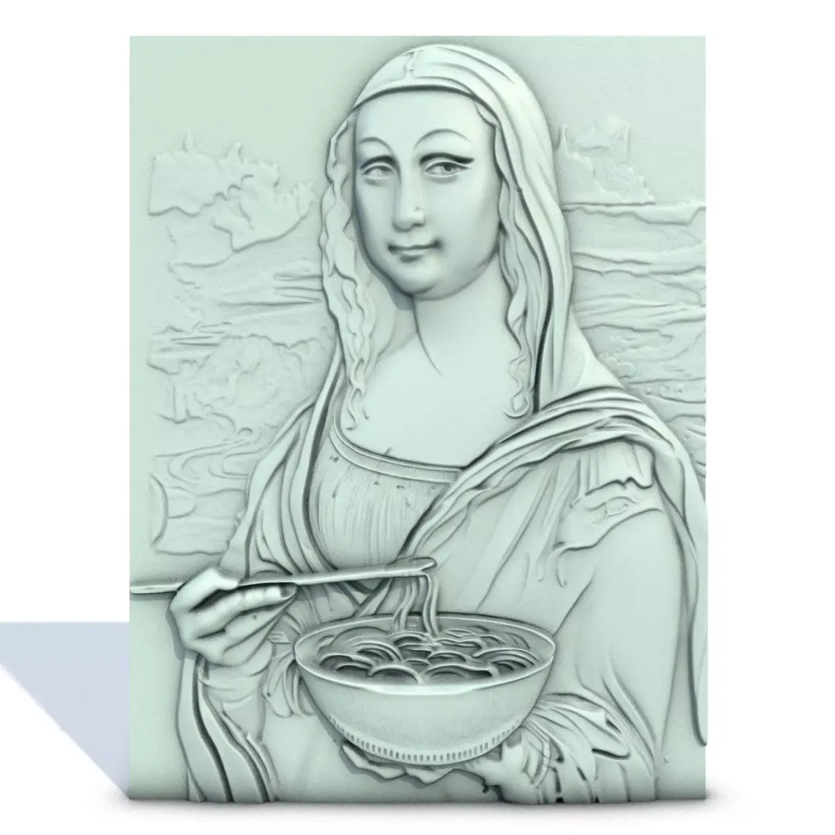 Mona Lisa 3D print model purchase