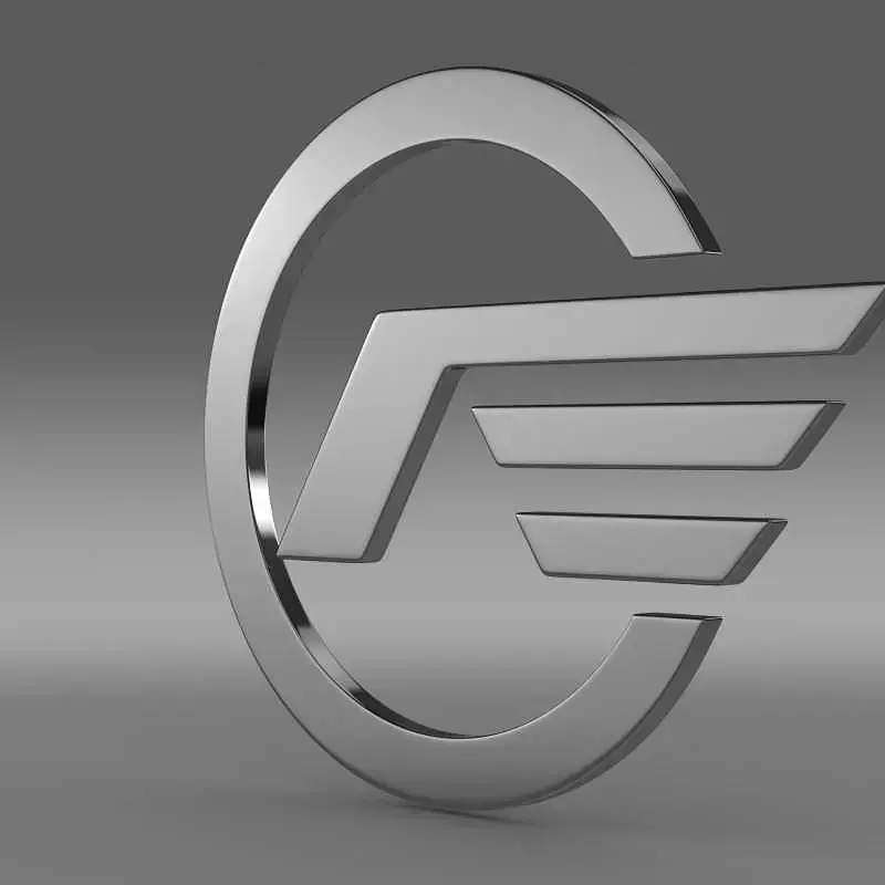 Astra logo 3D model