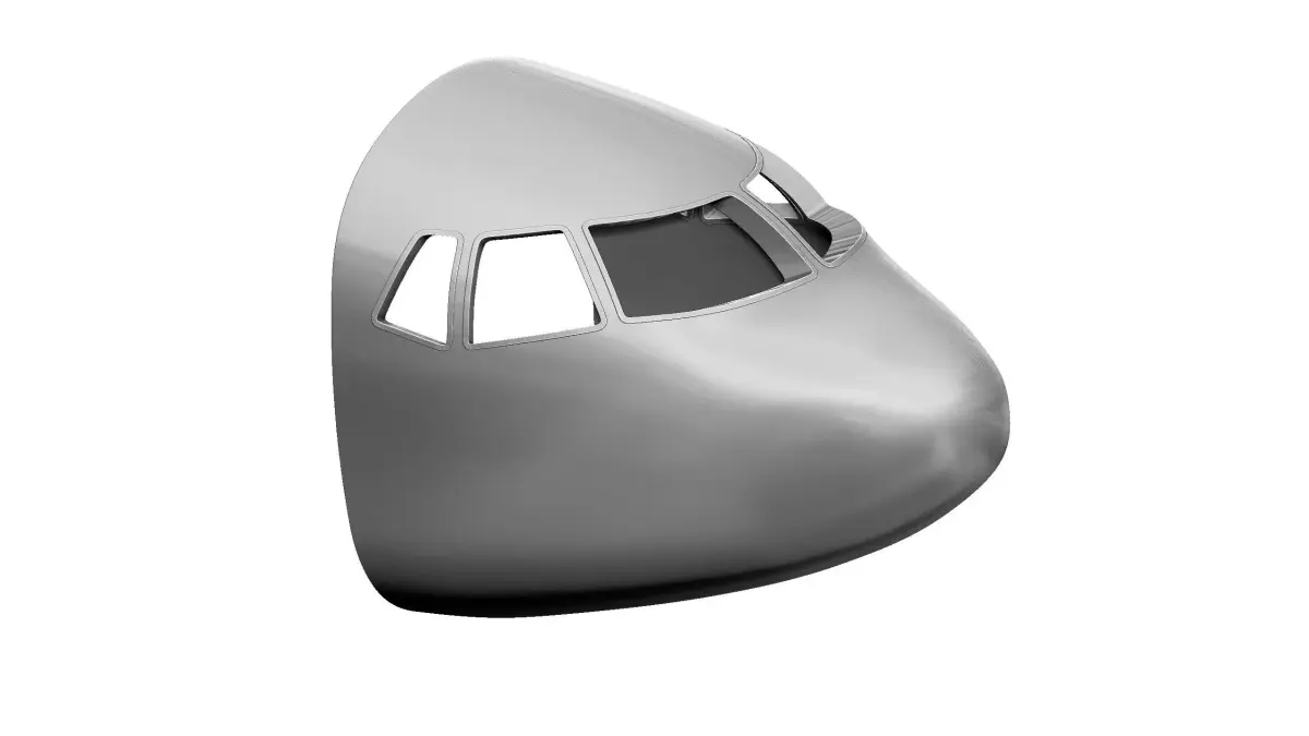 Flight Simulator Cockpit shell 3D print model
