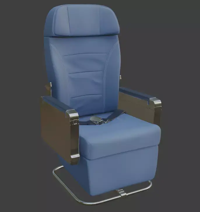 Airplane chair 3D model buy