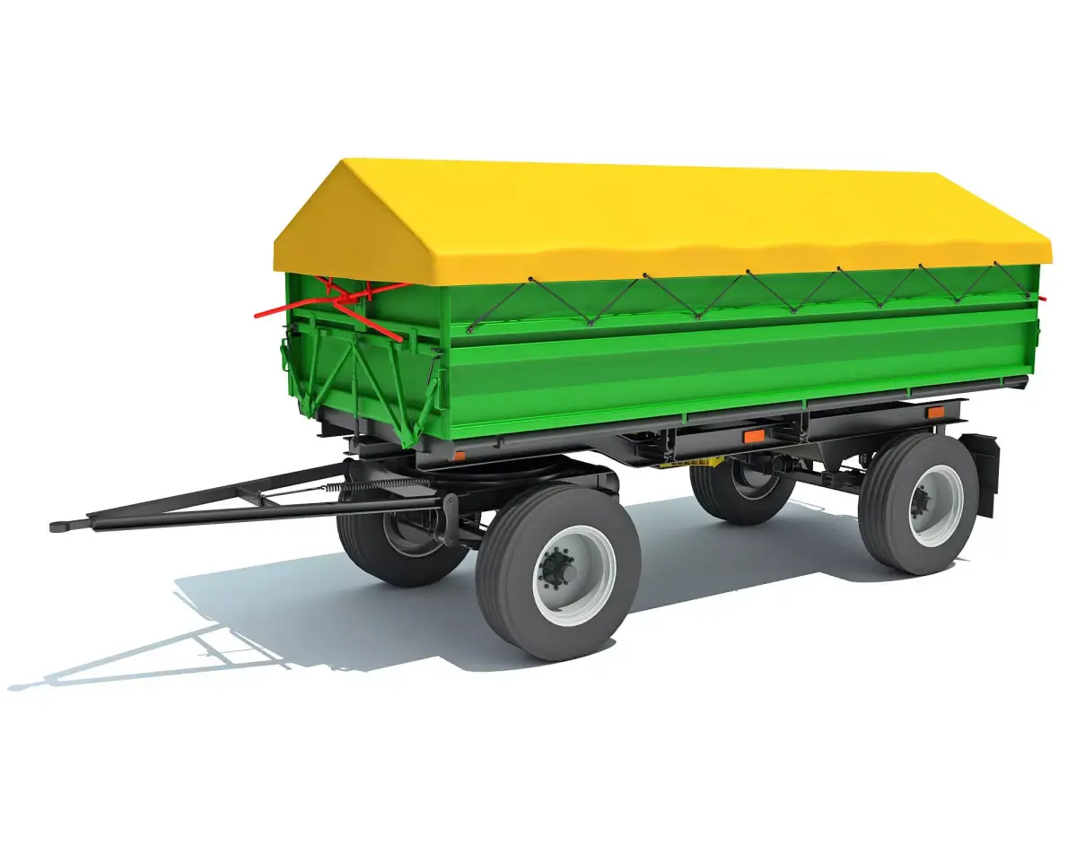 Farm Trailer 3D model