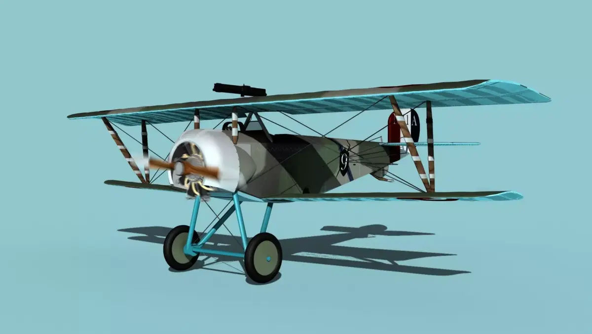 Nieuport 11 VHP V05 3D model
