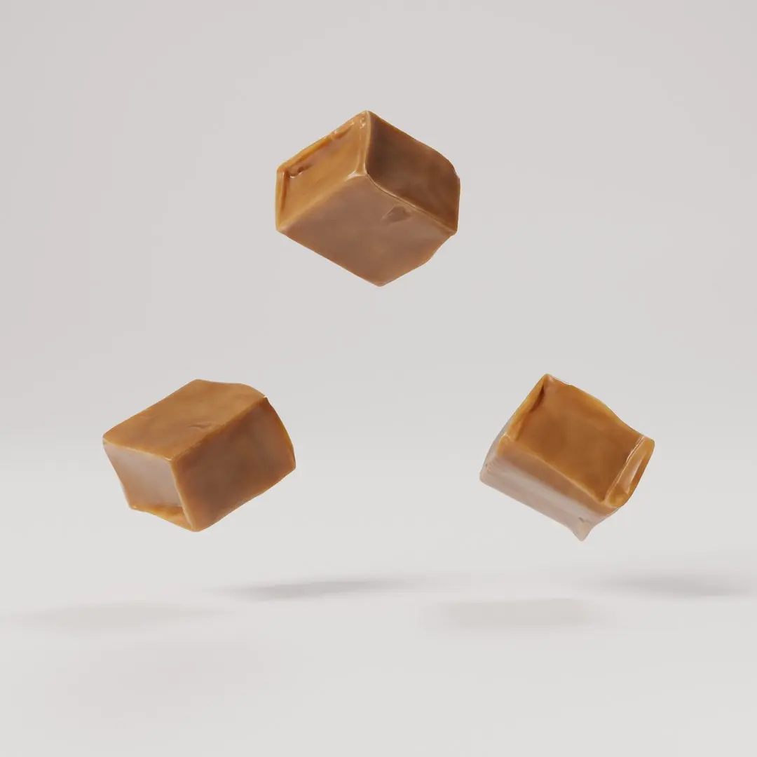 Caramel 3D model