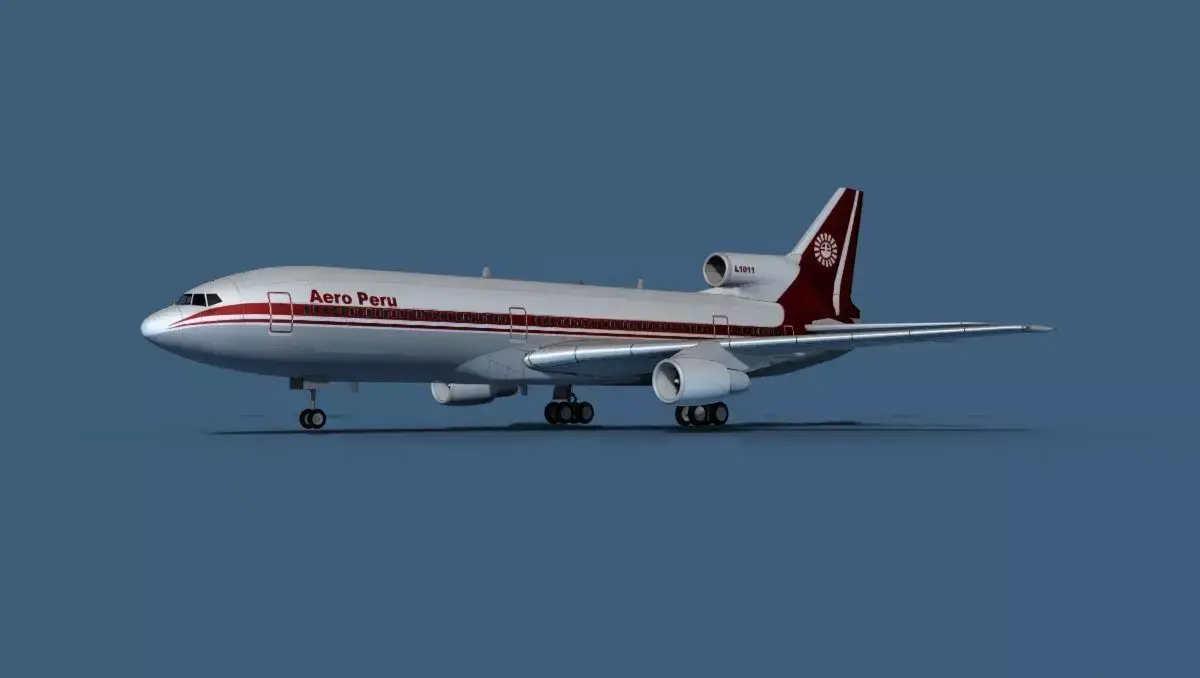 Lockheed L-1011-50 Aero Peru 3D model
