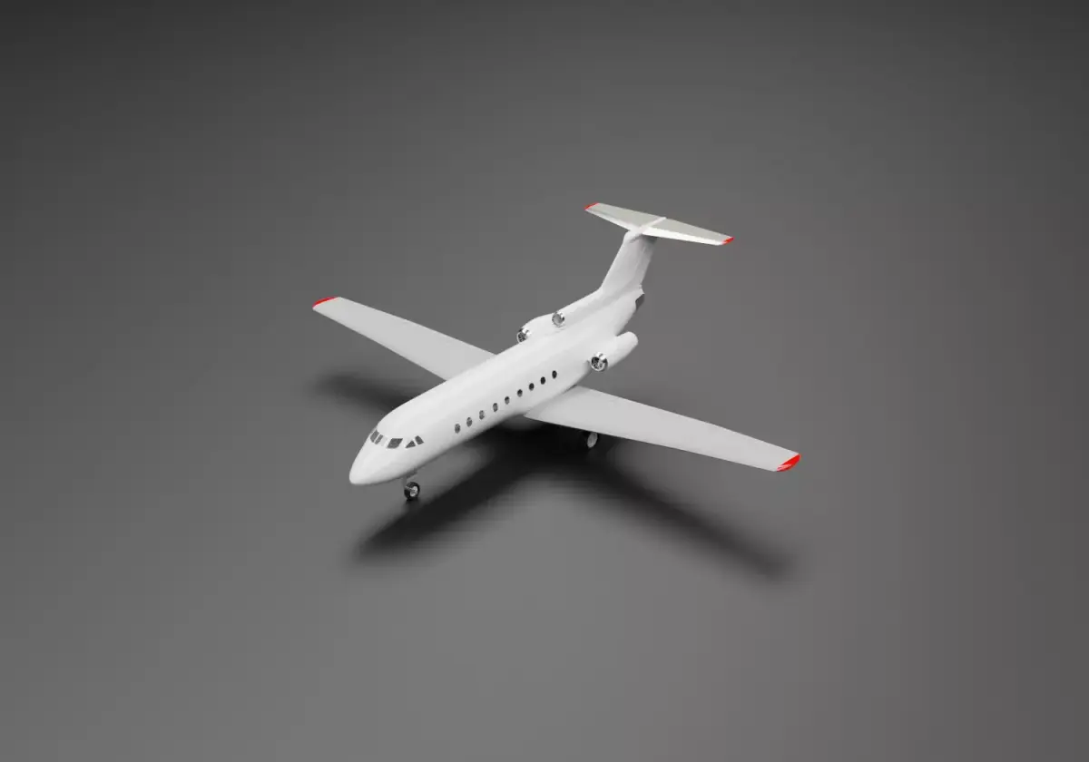 Yakovlev Yak 40  3D model