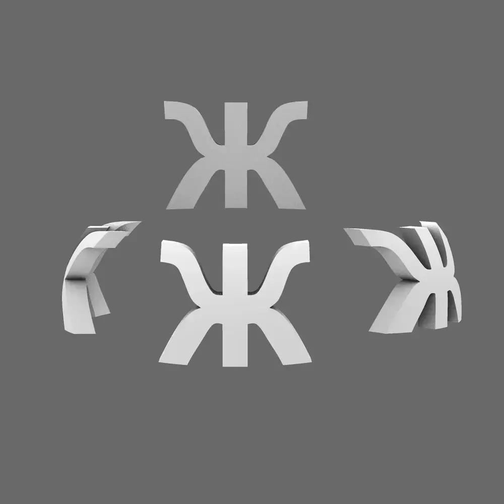 Order of Zhe-nos Hellions Destroyer Shoulder Symbols 3D print model