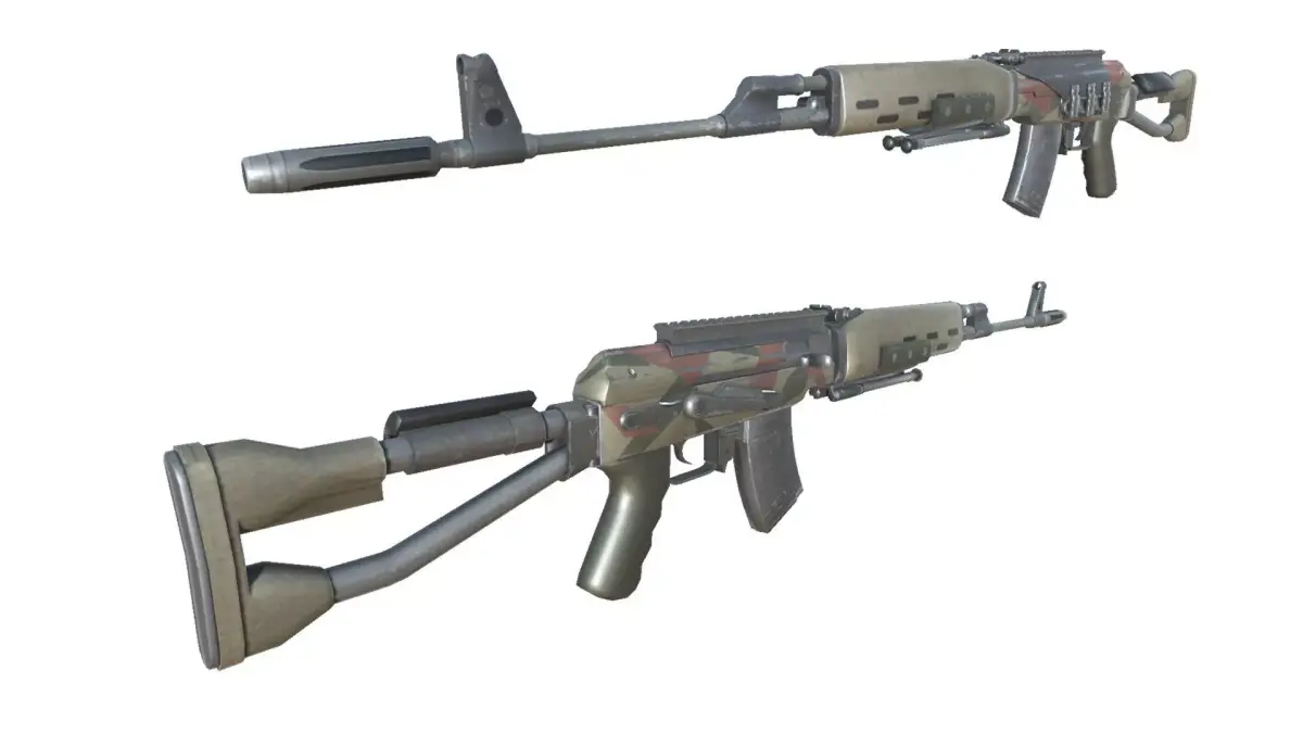 48-Dragunov-gun model 3d game ready model Low-poly 3D model Low-poly 3D model