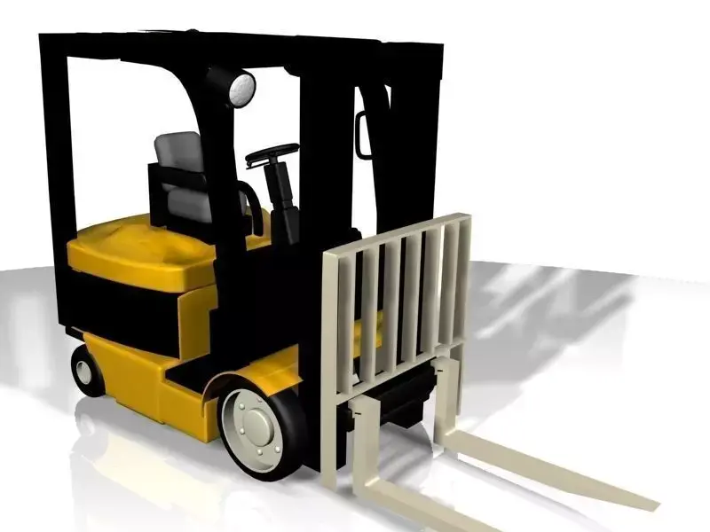 Yale Forklift Low-poly 3D model
