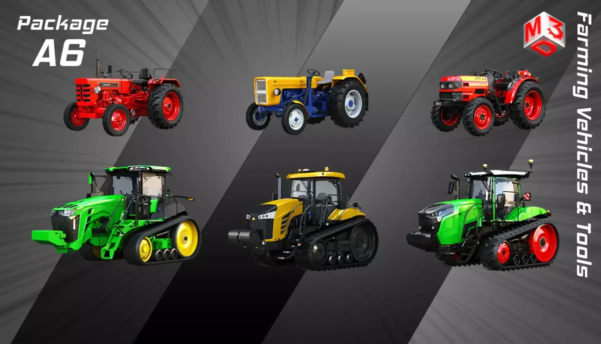 Farming Vehicles and Tools - Package6 - Tractors purchase