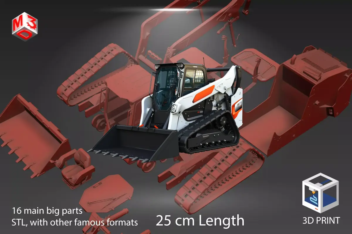 T86 Bobcat Compact Track Loader  - Special Edition 3D print 3D print model
