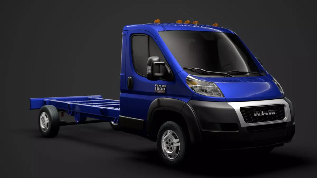Ram Promaster Truck Single Cab 4300 WB 2020 3D model