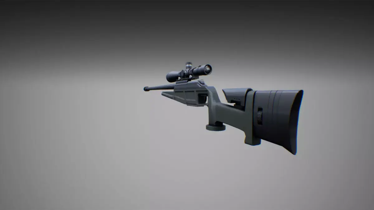 Weapons pack 01 with character animations 3D model