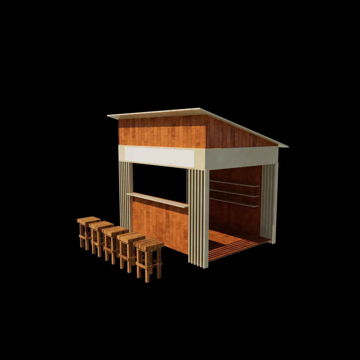 food stand 3D model