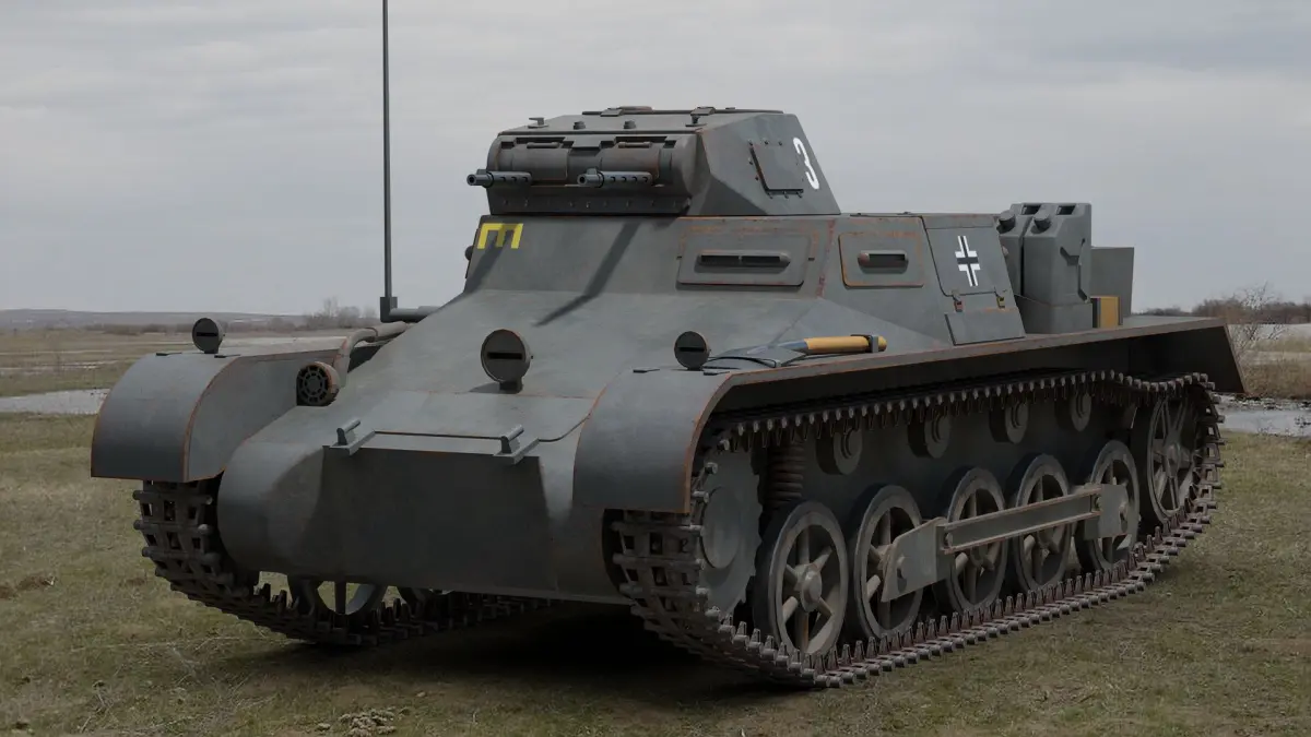 Panzer 1 Ausf B 3D model