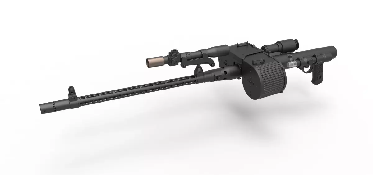 Stormtrooper Blaster RT-97C from the movie Star Wars 3D model