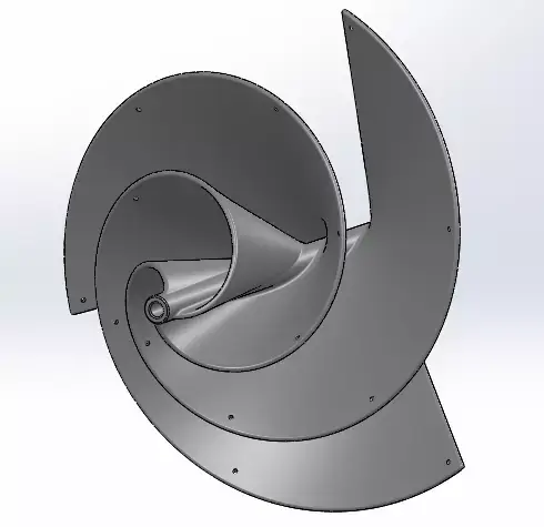 Archimedes Turbine Liam Wind Arquimedes Turbina Aerogenerador Free 3D print model