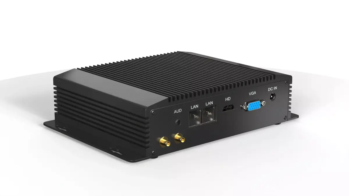 Fanless Industrial Computer 3D model