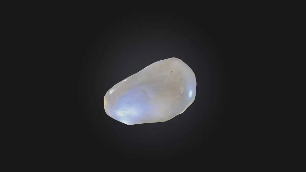 Moonstone Low-poly 3D model