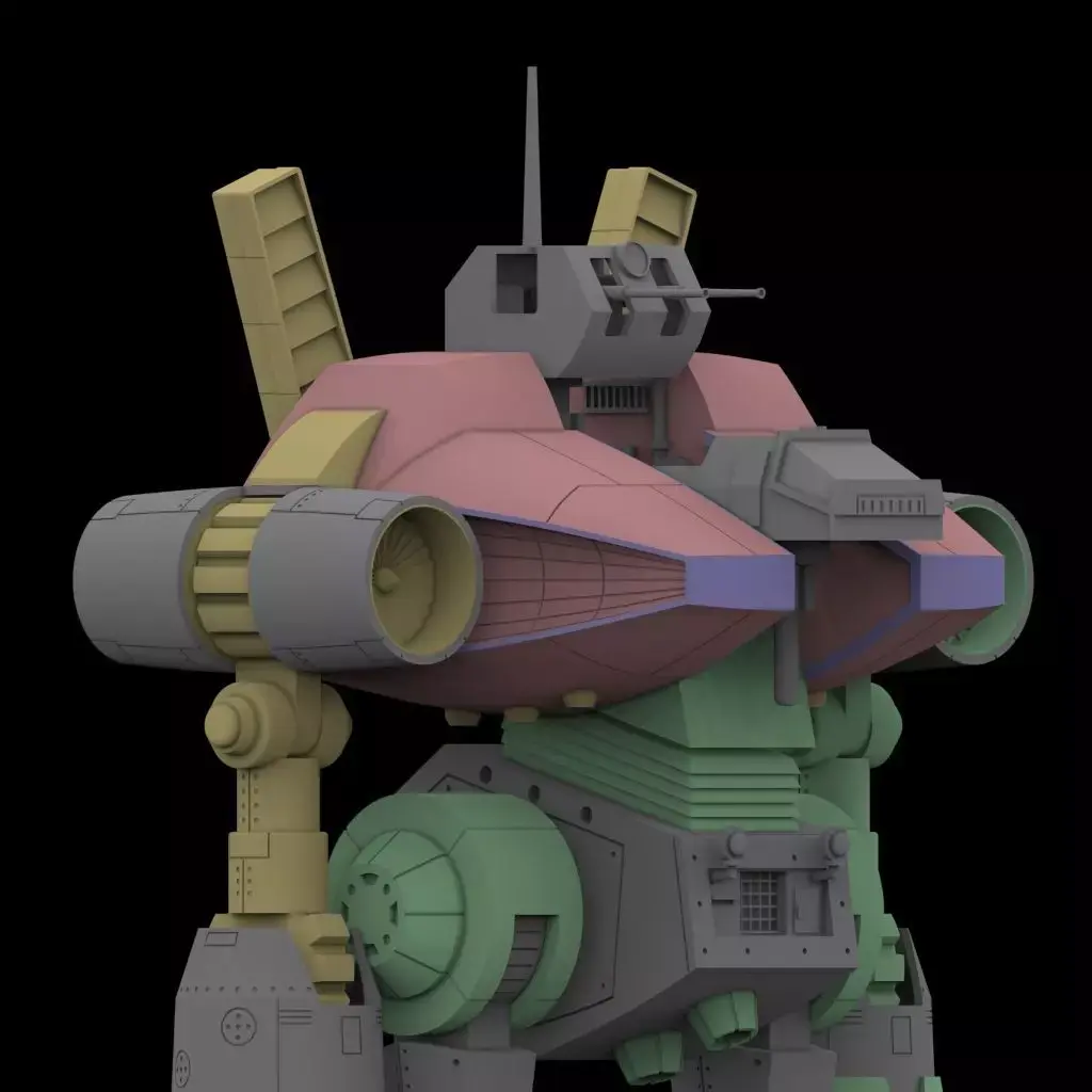 WALKERMACHINE  Sentou Mecha Xabungle 3D model