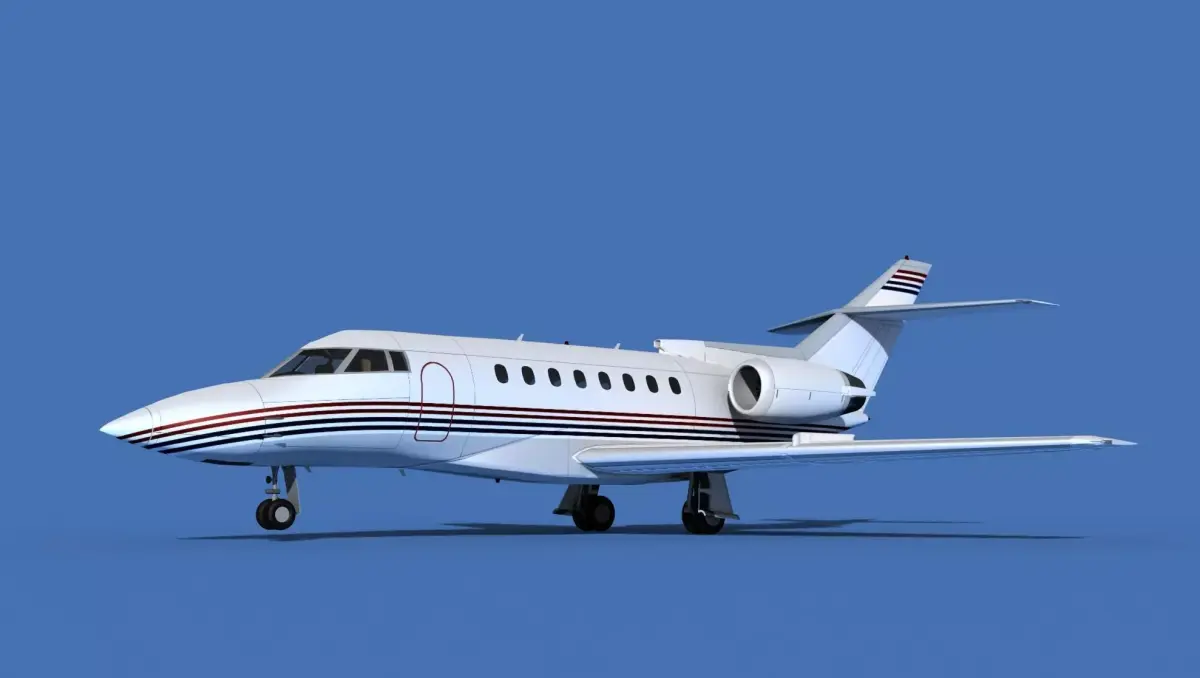 Hawker Siddley 1000 V12 3D model