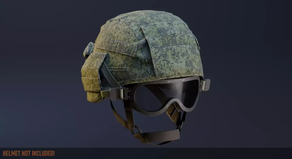 6B50 Ratnik Combat Goggles Low-poly 3D model