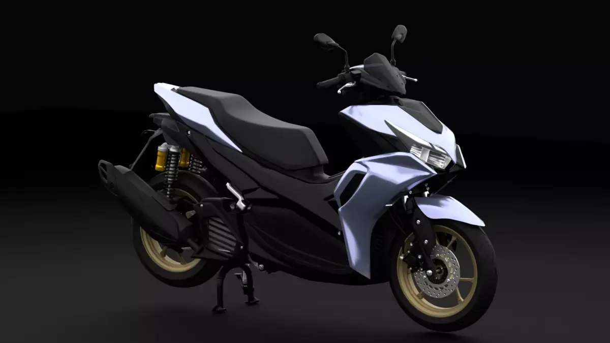 2020 - Yamaha All new Aerox 155 Connected 3D model