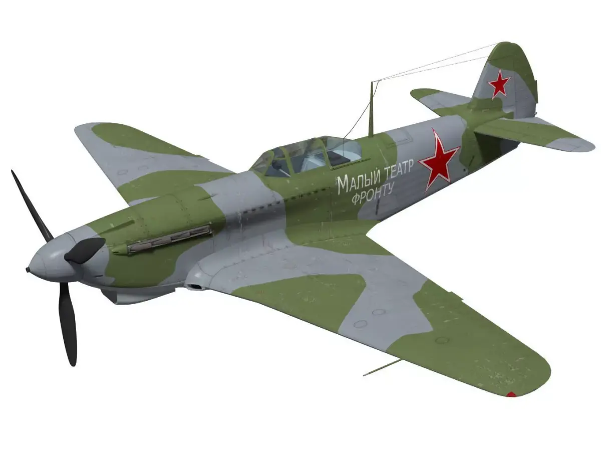 yakovlev yak-9d 3D model purchase