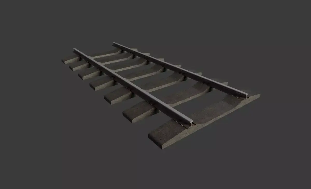 Rail 4M Low-poly 3D model
