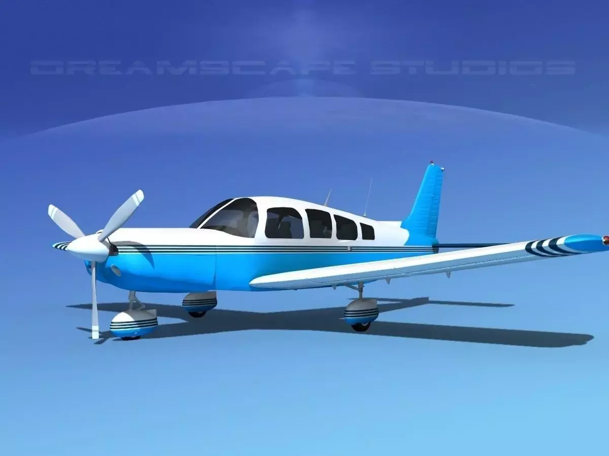 Piper Cherokee Six 260 V12 3D model