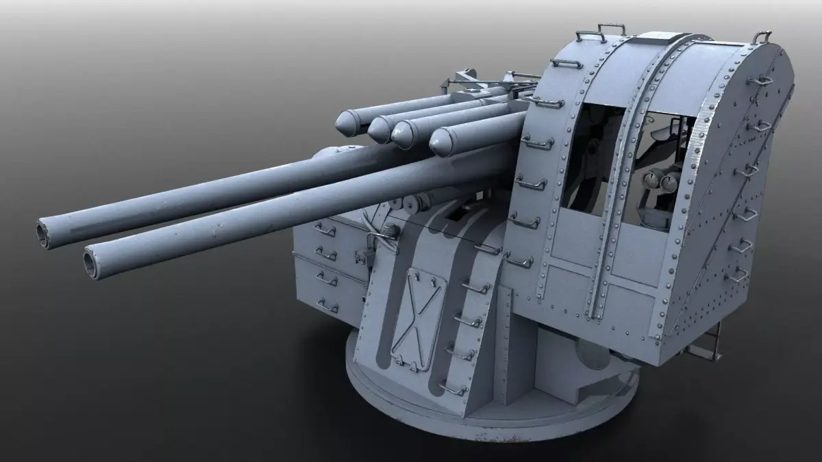 Japanese Type 89 Low-poly 3D model