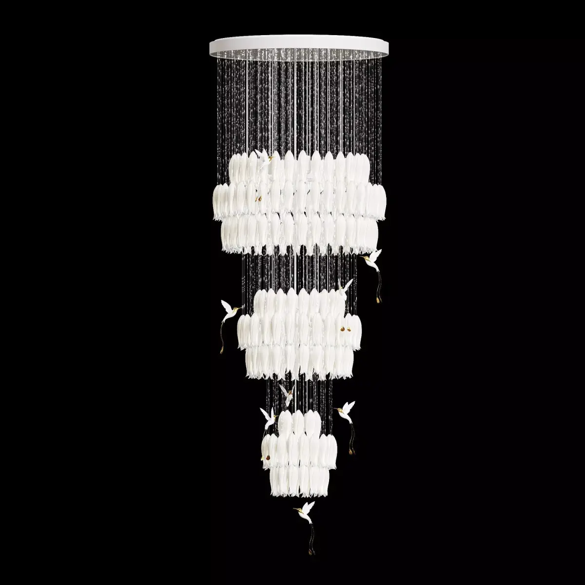 Chandelier Sagarti Alba Grand 110 320h 3D model