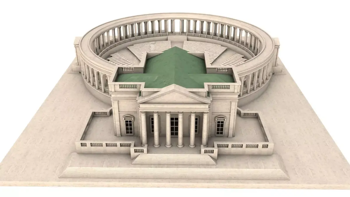 Memorial Amphitheater 3D model
