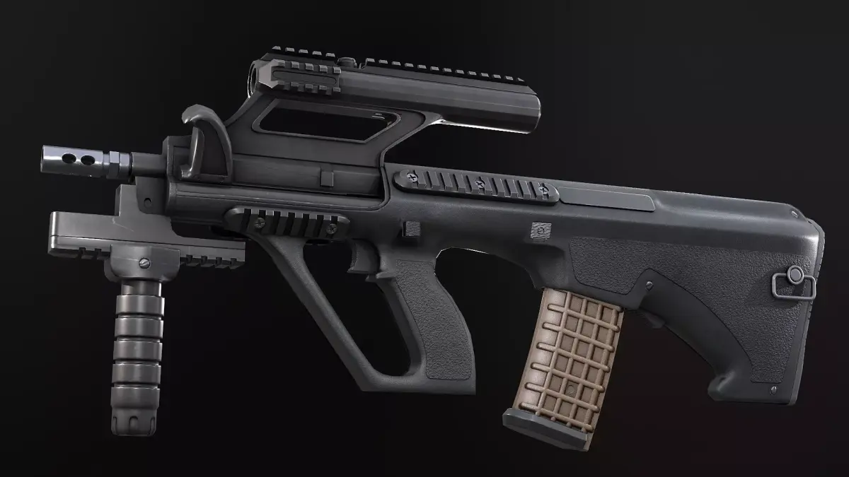 AAA AUG Game Ready PBR Low-poly 3D model