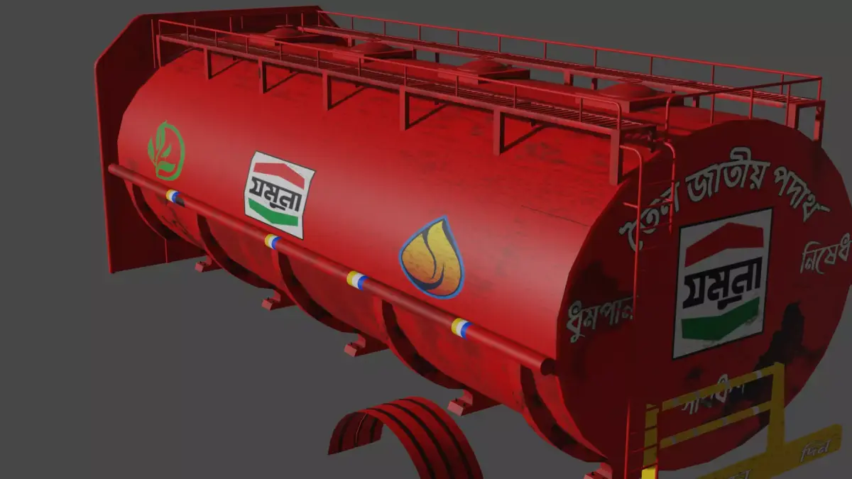BD oil tanker Free 3D model