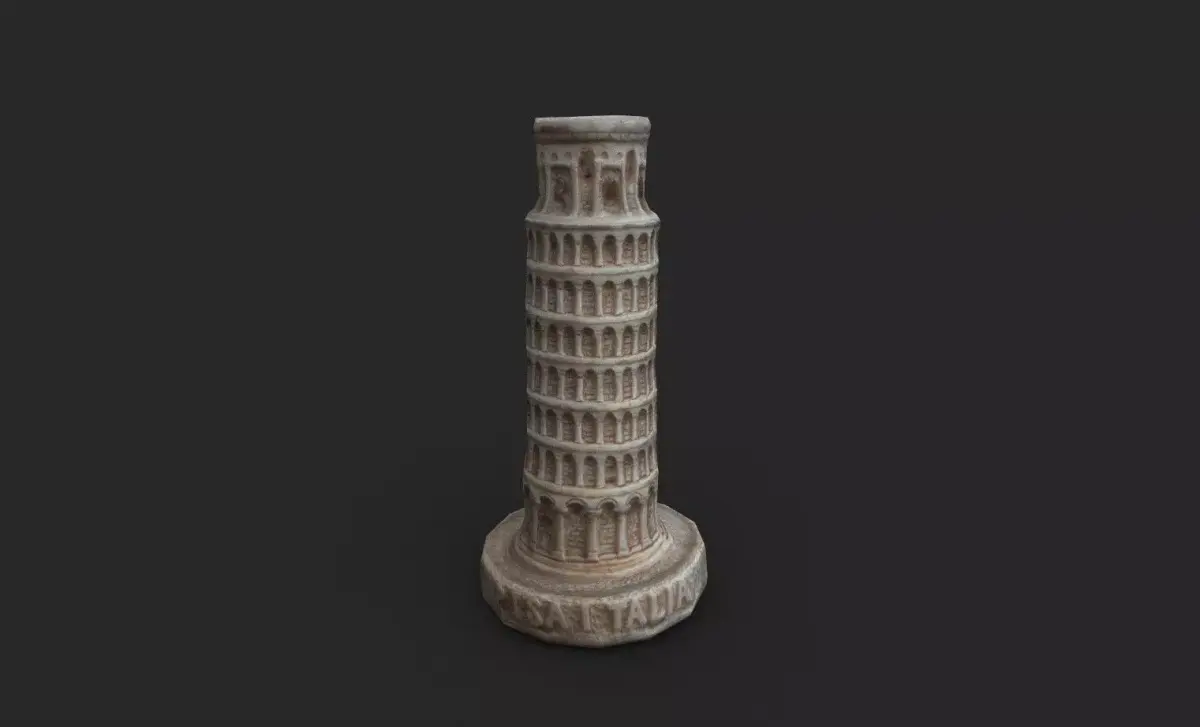 PISA TOWER Low-poly 3D model