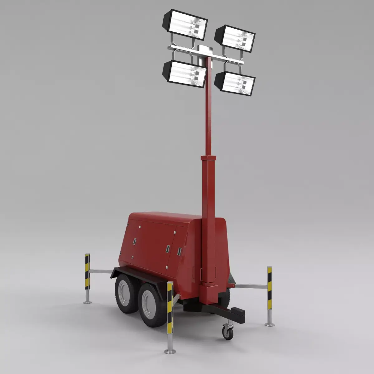 Tower light generator 2 3D model