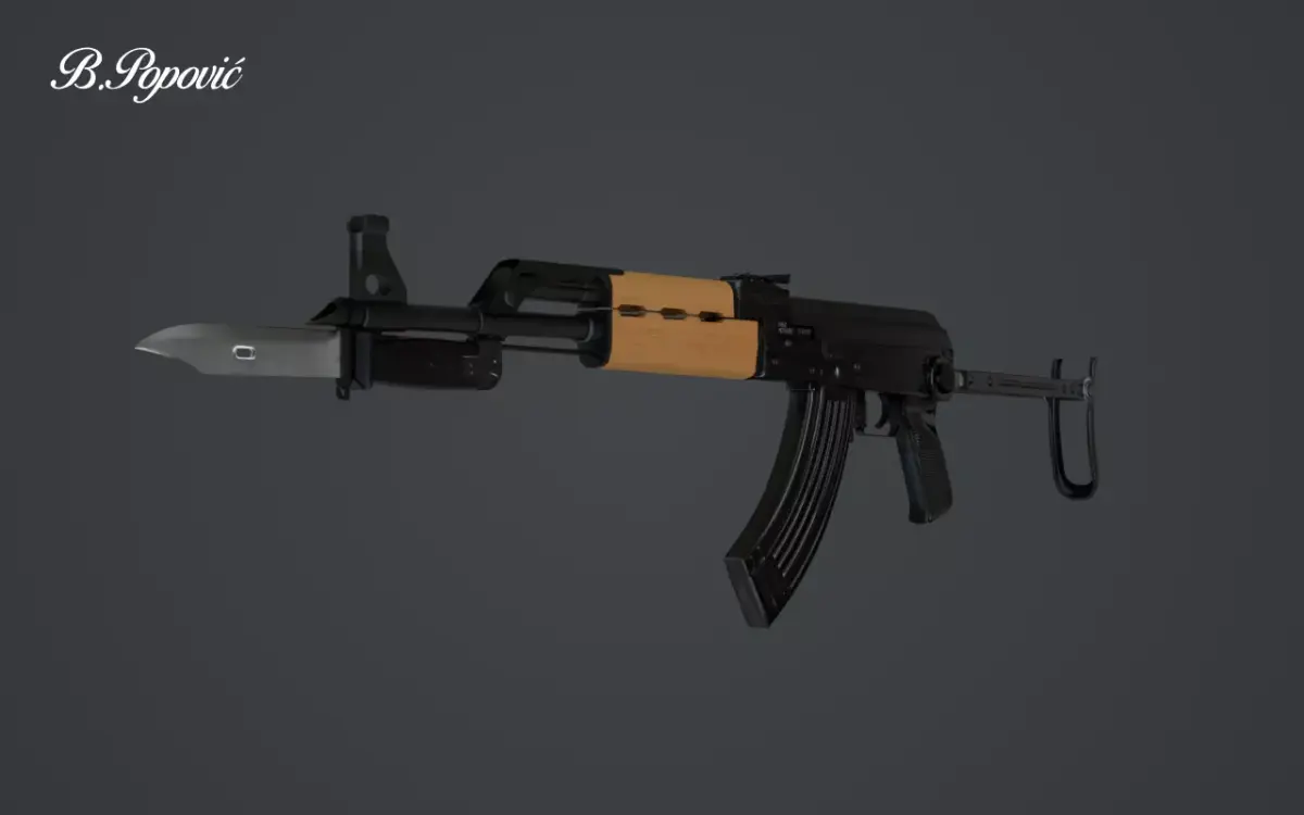 Zastava M70AB2 3D model