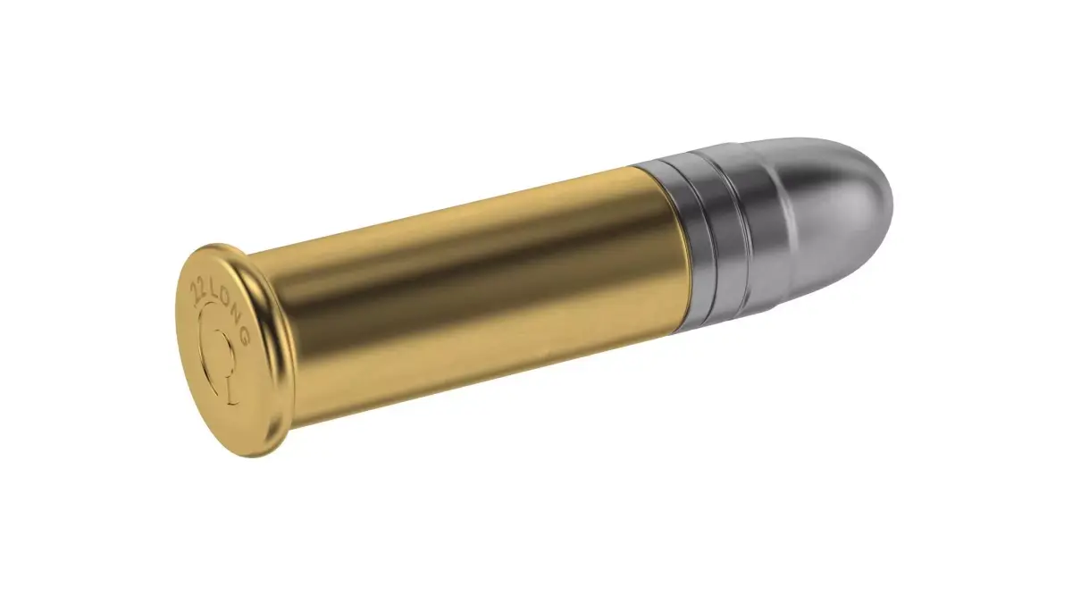 Bullet 22 LONG  Low-poly 3D model