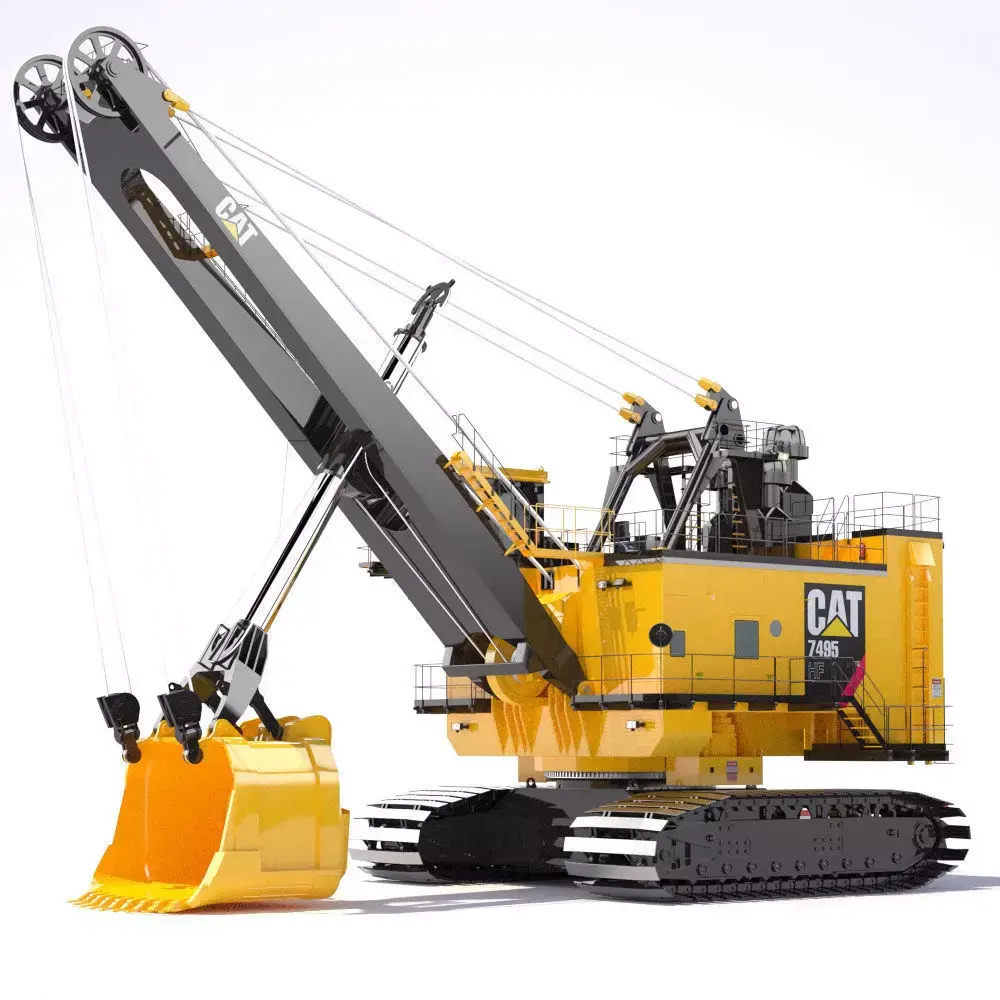 Rope Shovel Cat 7495HF 3D model