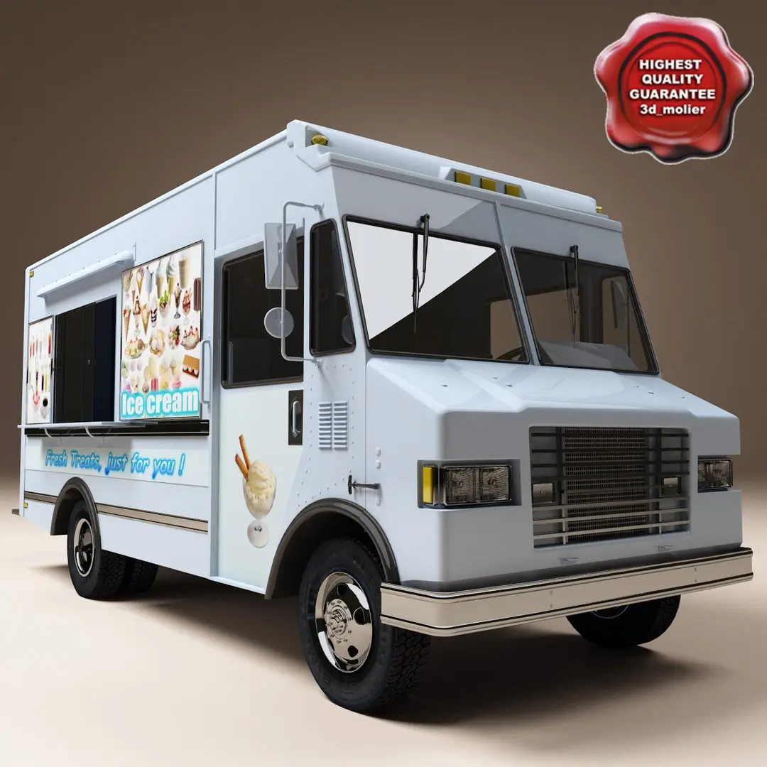 Ice Cream Truck 3D model buy