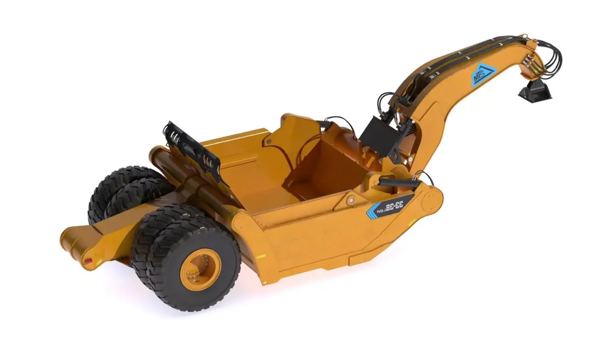 Mobile TrackSolutions 33-38LGP Gooseneck Scraper 3D model