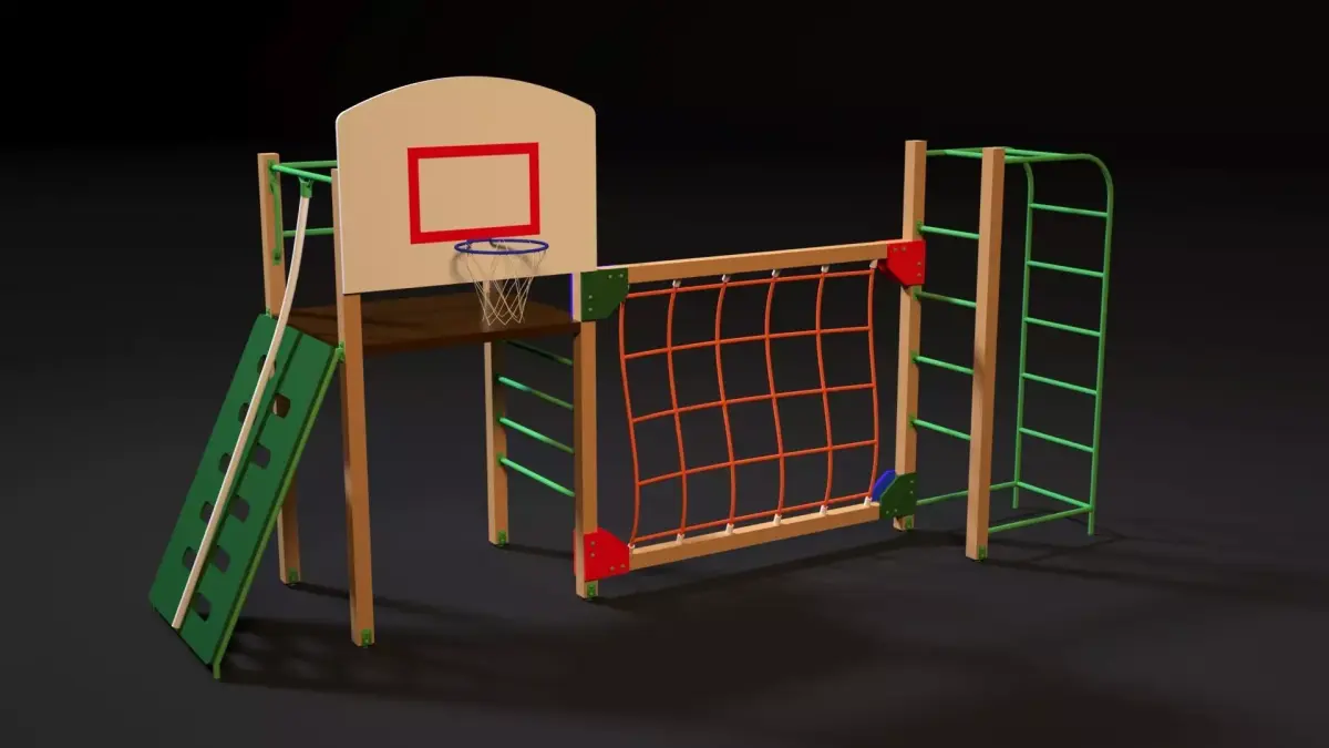 Sports complex 12 3D model