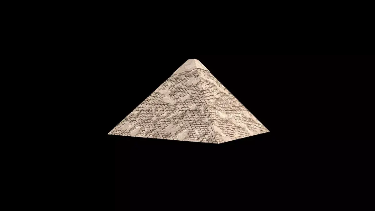 Cheops Pyramid Low-poly 3D model