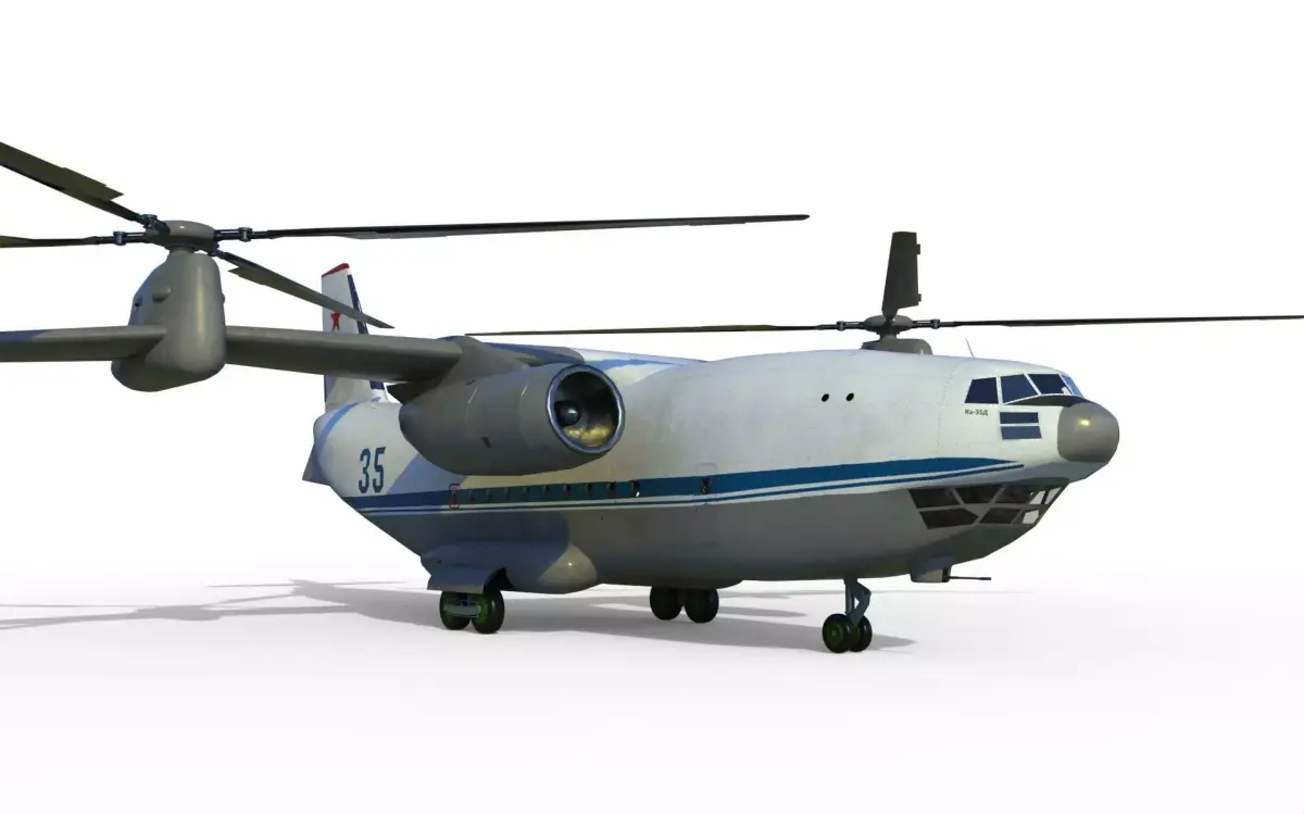 Kamov Ka-35 concept helicopter  3D model